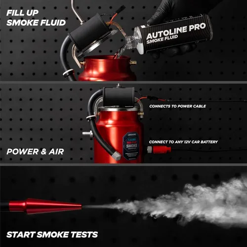 Miniatura 3 de AutoLine Pro EVAP Máquina de humo de alto volumen con detector de fugas y bomba de aire incorporada - Serie Shop Plus - Probador de humo automotriz