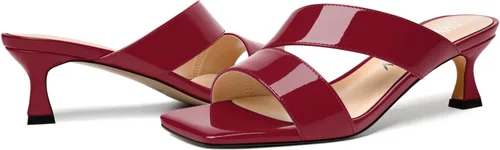 Miniatura 6 de SKYSTERRY Sandalias de tacón bajo con punta abierta para mujer, con tacón bajo, de 2 pulgadas