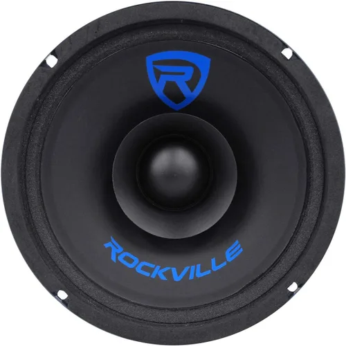 Miniatura 9 de Rockville RM64SP Altavoz de coche de rango medio, 6.5", 120W, 4 ohmios, doble cono, Kevlar, suspensión de espuma, enchufe de fase bala, cumple