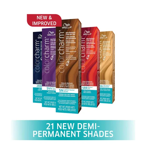 Miniatura 9 de COLORCHARM - Tinte permanente para el cabello, tinte para el cabello para cobertura de canas, añade brillo, 2 onzas Paquete de protección