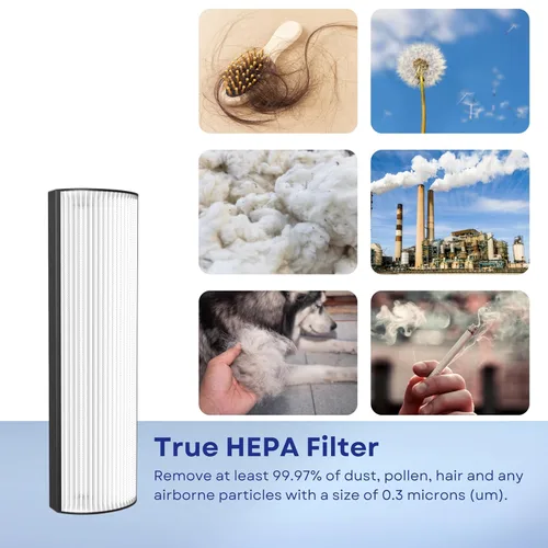 Miniatura 6 de Nispira Filtro de repuesto TPP440 TPP440F para Envion Therapure TPP540 TPP640 TPP640S AP200 Purificador de aire True HEPA con carbón activado