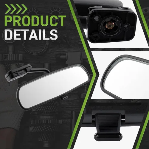 Miniatura 2 de 76430-S01-A01ZA Espejo retrovisor interior compatible con Honda Civic 1.6L 1996 1997 1998 1999 2000 76430S01A01ZA