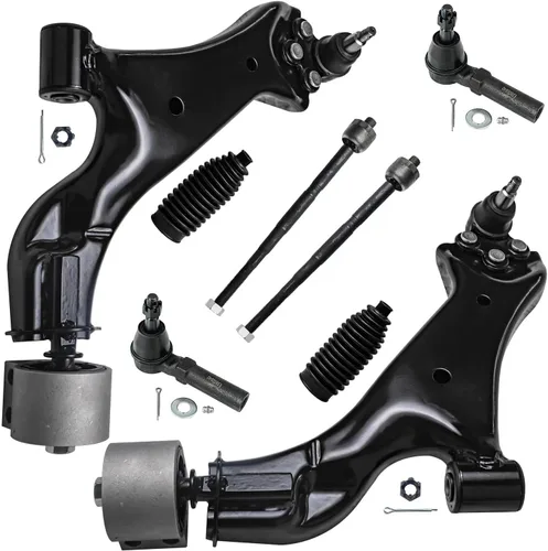 Miniatura 21 de Detroit Axle - Kit de brazos de control de extremo delantero de 8 piezas para Dodge Dakota 00-04, Durango 00-03, 4 brazos de control superior e