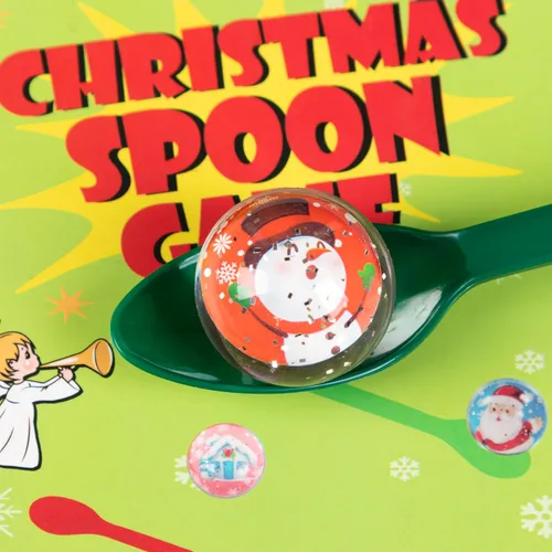 Miniatura 3 de Juego de Navidad, bola hinchable, cuchara, relé, carrera, juguete para adultos, decoración interior y exterior, Navidad, vacaciones, suministros