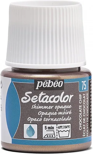 Miniatura 19 de Pebeo Setacolor - Pintura para tela (opaca, 45 ml), color dorado perla