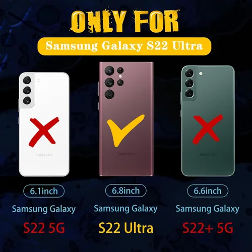 Miniatura 2 de para Samsung Galaxy S22 Ultra Funda - Funda de teléfono linda para mujeres y chicas adolescentes Diseño único y estético genial Flor Kawaii Various