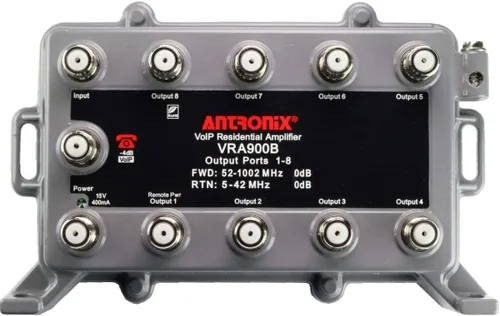 Miniatura 2 de 9 puertos bidireccional cable TV Splitter señal aumentador/amplificador con retorno activo cero pérdida de señal VoIP teléfono bypass puerto