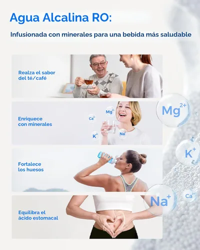 Miniatura 6 de Waterdrop Filtro de agua de ósmosis inversa alcalino T4-A pH +, doble flujo, certificado NSF/ANSI 372, 10 etapas, sistema de filtración de ósmosis