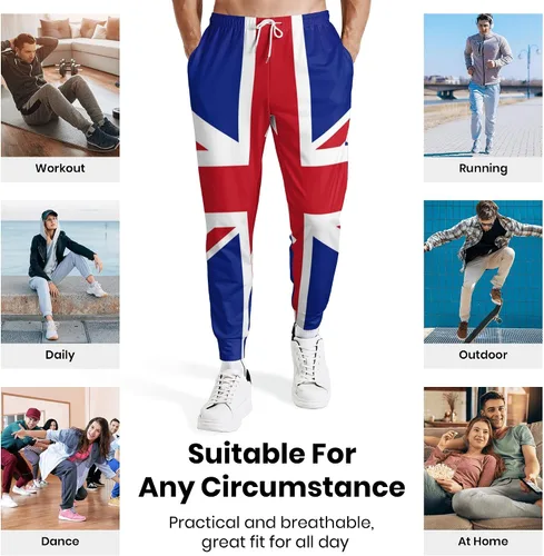 Miniatura 5 de Pantalones deportivos para hombre, cómodos, ligeros, casuales, con bolsillo