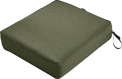 Miniatura 23 de Classic Accessories Ravenna - Cojín de asiento de patio resistente al agua de 21 x 19 x 5 pulgadas, color gris pardo oscuro, cojín de sofá biplaza