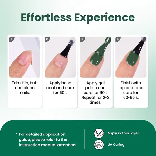 Miniatura 494 de Beetles - Esmalte de uñas de gel marrón – 0.5 onzas líquidas de esmalte de gel marrón oscuro, lámpara LED UV para uñas, regalo de manicura para I