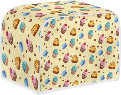 Miniatura 28 de Dolyues Beach Toaster Cover 2 Slice Universal Size Microwave Oven Dustproof Cover Women Gift Small Bread Cover with Portable Handle
