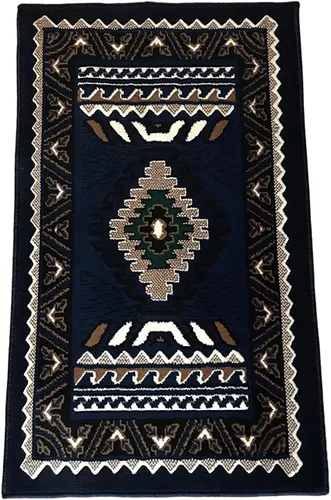 Miniatura 35 de YHSF Alfombra del suroeste para sala de estar, dormitorio, cocina y más, fácil de limpiar, suave y duradera, alfombra tribal nativa americana, a