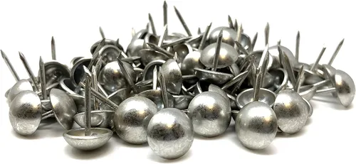 Miniatura 20 de DMSE – Tamaño mayorista 7/16" diámetro (0.433 in) hardware tapicería muebles decorativos Pulgar tachuelas clavos clavos 1000