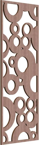 Miniatura 91 de Farwell Paneles de pared decorativos de madera con calado, 13 3/8 pulgadas de ancho x 34 3/8 pulgadas de alto x 1/4 de alto, roble rojo rojo