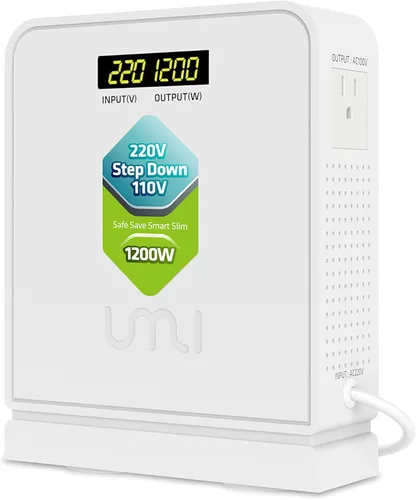 Miniatura 9 de UMI Convertidor de Voltaje Reductor de 800 Vatios 220V a 110V para Electrodomésticos de EE.UU. Canadá Japón para Uso en Europa y Asia Sistema