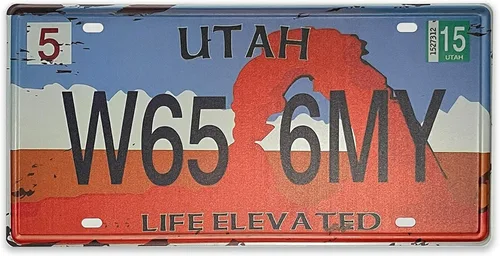 Miniatura 45 de Placa de matrícula retro de California para coche, decoración de placa de matrícula, placa de matrícula de recuerdo, placa de matrícula retro