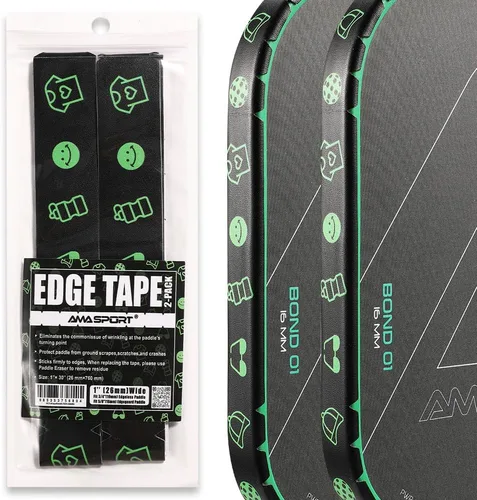 Miniatura 74 de PICKLETECH Pickleball Edge Guard Tape – Pink Unicorn Pattern Edge Tape for Pickleball Paddle - Fit Perfectly Curved Edge - No Wrinkling Sonrisa verde
