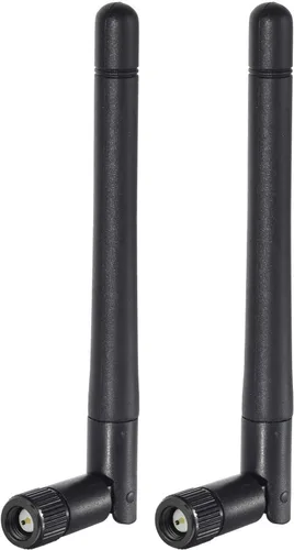Miniatura 14 de Bingfu Dual Band WiFi 2.4GHz 5GHz 5.8GHz 3dBi MIMO RP-SMA Macho Antena Bluetooth (paquete de 2) para PC Computadora WiFi Router Tarjeta de red