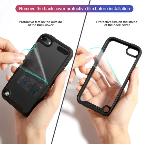 Miniatura 7 de IDweel Funda para iPhone 8 Plus/7 Plus, carcasa resistente a prueba de golpes con protector de pantalla integrado, funda híbrida resistente a
