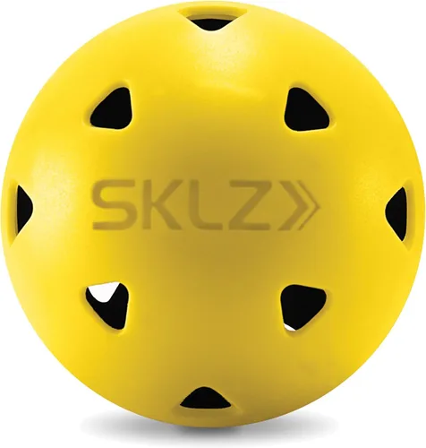 Miniatura 3 de SKLZ Pelotas de golf de impacto para práctica de vuelo limitado, paquete de 12, color amarillo