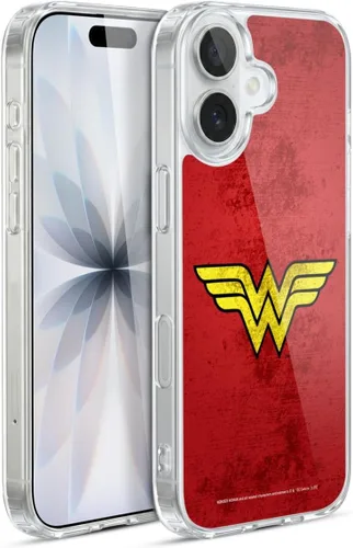 Miniatura 45 de Head Case Designs Funda de gel suave con licencia oficial de Wonder Woman DC Comics Classic Logos compatible con Apple iPhone 7 Plus/iPhone 8 Plus