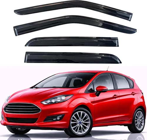 Miniatura 169 de KPY Visor de ventana compatible con Hyundai Tucson 2021-2025, 4 piezas de deflector de ventilación para ventana lateral, estilo Mugen, protector