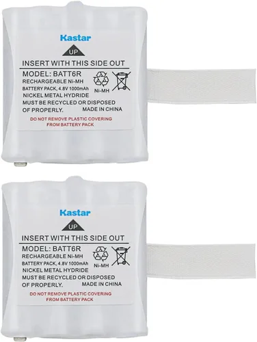 Miniatura 5 de Kastar Paquete de 3 baterías BATT6RW compatibles con batería Midland BATT-6R BATT6R AVP-8 AVP8 y Midland CXT250 CXT280 XT24 XT25 XT26 XT27 XT29