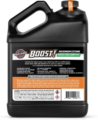 Miniatura 4 de Opti-Lube Aditivo de combustible diesel de fórmula máxima de cetano: galones (1 galón (2560 galones))