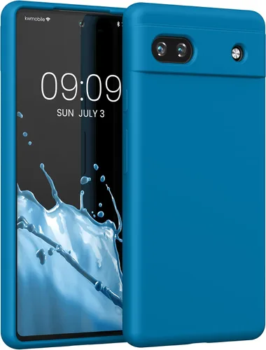 Miniatura 106 de kwmobile Funda Compatible con Google Pixel 6 Pro - Funda de Teléfono de Silicona TPU con Acabado Suave - Azul Caribe