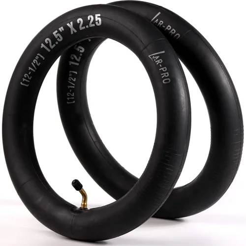 AR-PRO - Tubos interiores de repuesto para scooter, tubos interiores de 12.5 x 2.25 pulgadas con válvula en ángulo, compatibles con Razor Pocket Mod