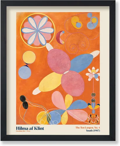 Miniatura 36 de Poster Master Póster de ilustración vintage, impresión retro moderna, los diez más grandes n.º 1, infancia, flor, abstracto, regalo para artista