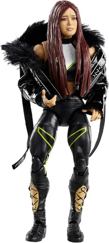 Miniatura 2 de WWE Lo Shira Elite Series #79 Figura de acción de lujo con detalles faciales realistas, equipo de anillo icónico y accesorios