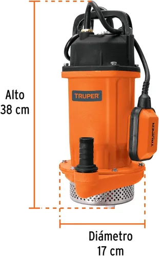 Miniatura 3 de Bomba sumergible de hierro fundido para agua limpia 1 HP