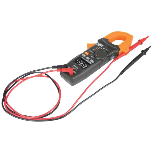 Miniatura 10 de Klein Tools 80197 Kit de medidor de abrazadera AC/DC con colgador magnético, TRMS de rango automático, 400 amperios, probador de voltaje NCVT, kit