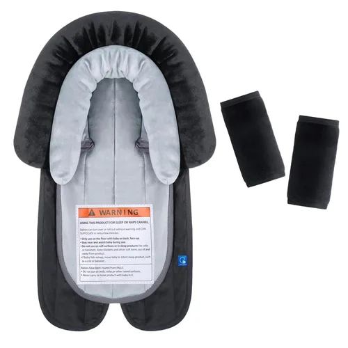 Miniatura 13 de COOLBEBE Juego de soporte y fundas de correa para bebé recién nacido, almohadillas extra suaves para asiento de automóvil, perfecto para asientos