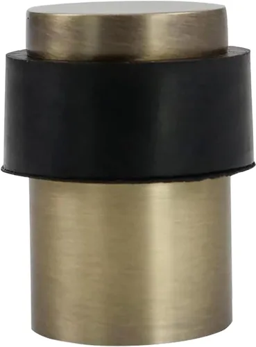 Miniatura 20 de KHTUMEWARE Paquete de 6 topes de puerta de piso de 1-1/2 pulgadas, tope de puerta negro mate, protector de pared para puerta comercial, cuña