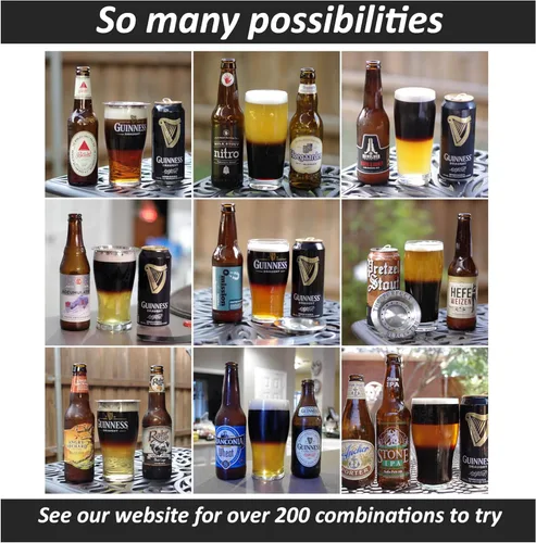 Miniatura 4 de The Perfect Black And Tan Herramienta de capas de cerveza.