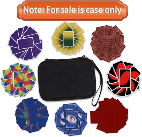 Miniatura 7 de L LTGEM Estuche para más de 300 cartas compatible con Pokémon/UNO/Piles/Phase 10/Exploding Kittens/Five Crowns/Flip 7/SKYJO/Slingz/Survivor/Go Azul