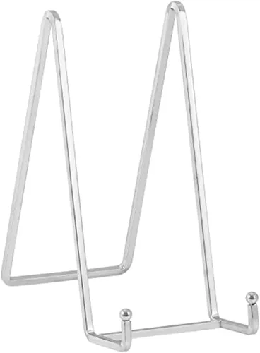 Miniatura 16 de DIDUDIDU Soportes para platos pequeños – Soportes de caballete de hierro de 3 pulgadas para platos decorativos, marcos de fotos, fotos, arte
