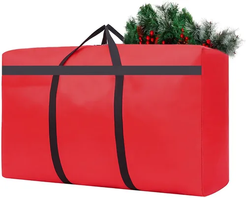 HikooLSS Bolsa pequeña de almacenamiento para árbol de Navidad de 4 pies/5 pies, resistente, reutilizable, tela Oxford 600D, bolsa para árbol de