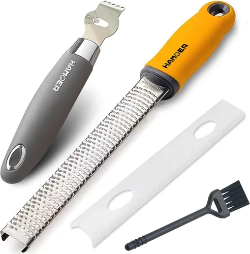 Miniatura 11 de Herramienta Rallador de Cítricos y Limón para KitchenAid - Cuchillo raspador con surcos múltiples y canal, hoja de acero inoxidable y mango curvo
