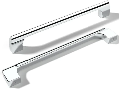 Miniatura 23 de Paquete de 10 manijas de metal de pistola con agujero central de 1-1/4 pulgadas Perillas de metal sólido para gabinetes de baño y decoración