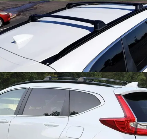 Miniatura 8 de Portaequipajes para techo, rieles laterales y barras transversales compatibles con Honda CRV CR-V 2017-2022 Kit de rieles y barras transversales