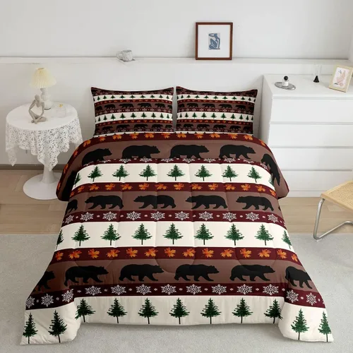 Miniatura 38 de Feelyou Juego de edredón de béisbol, juego de ropa de cama de juegos deportivos, edredón de béisbol con bandera estadounidense vintage, juego