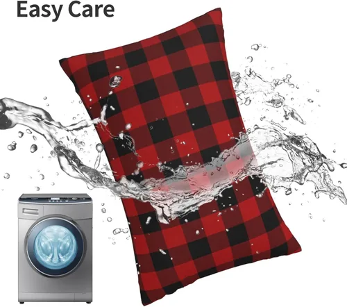 Miniatura 6 de Fundas de almohada de terciopelo con cremallera oculta, suaves y acogedoras fundas de almohada de franela con cremallera, compatibles