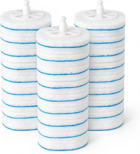 30 almohadillas de repuesto desechables para inodoro compatibles con cepillo de inodoro Clorox y Oshang, cabezales de limpieza de baño