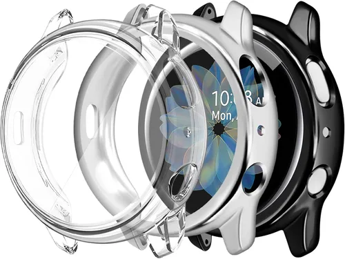 Miniatura 8 de Tobfit Funda compatible con Samsung Galaxy Watch Active 2, protector de pantalla de 1.575 pulgadas, TPU suave alrededor completo para Samsung Galaxy