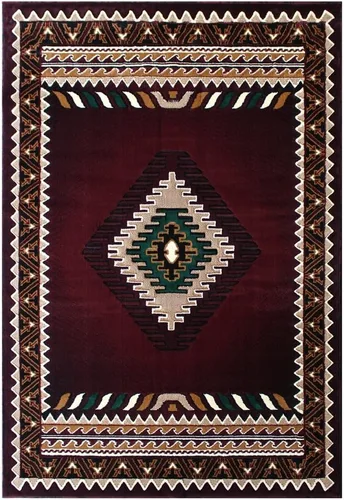 Miniatura 25 de Kingdom South West - Alfombra ovalada de nativos americanos, diseño bereber beige, D143 (3 pies x 4 pies 7 pulgadas, ovalada)