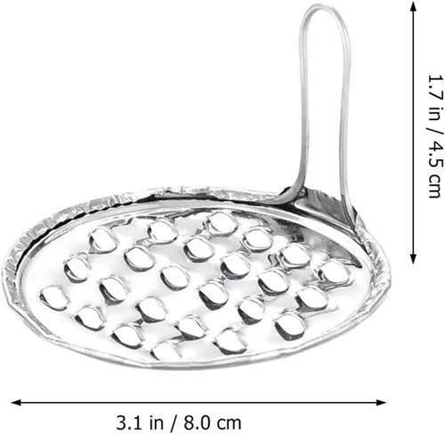 Miniatura 7 de Yardwe Raspador de gelatina de acero inoxidable, juego de 5 piezas, herramienta de cocina multiusos para fideos fríos, queso de frutas, queso